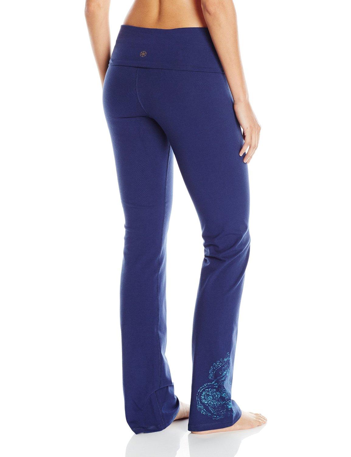 Gaiam Apparel Womens Nova Bootcut Pants Sports & Outdoors