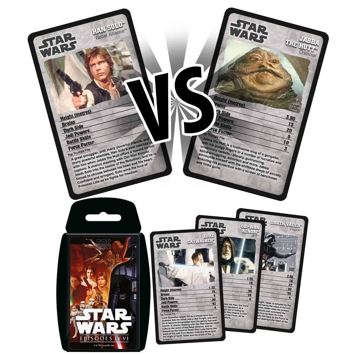 Star Wars Episodes 46 Top Trumps Card Game Toys & Games