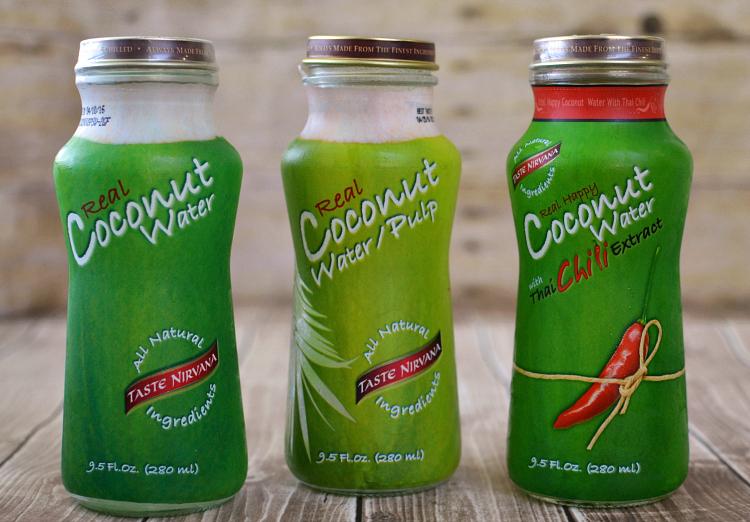 Taste Nirvana Real Coconut Water, 16.2 Ounce (Pack of 12