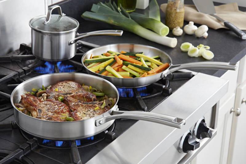 Calphalon Classic Stainless Steel 10 Pc. Cookware Set - 1891242 - NEW  eBay