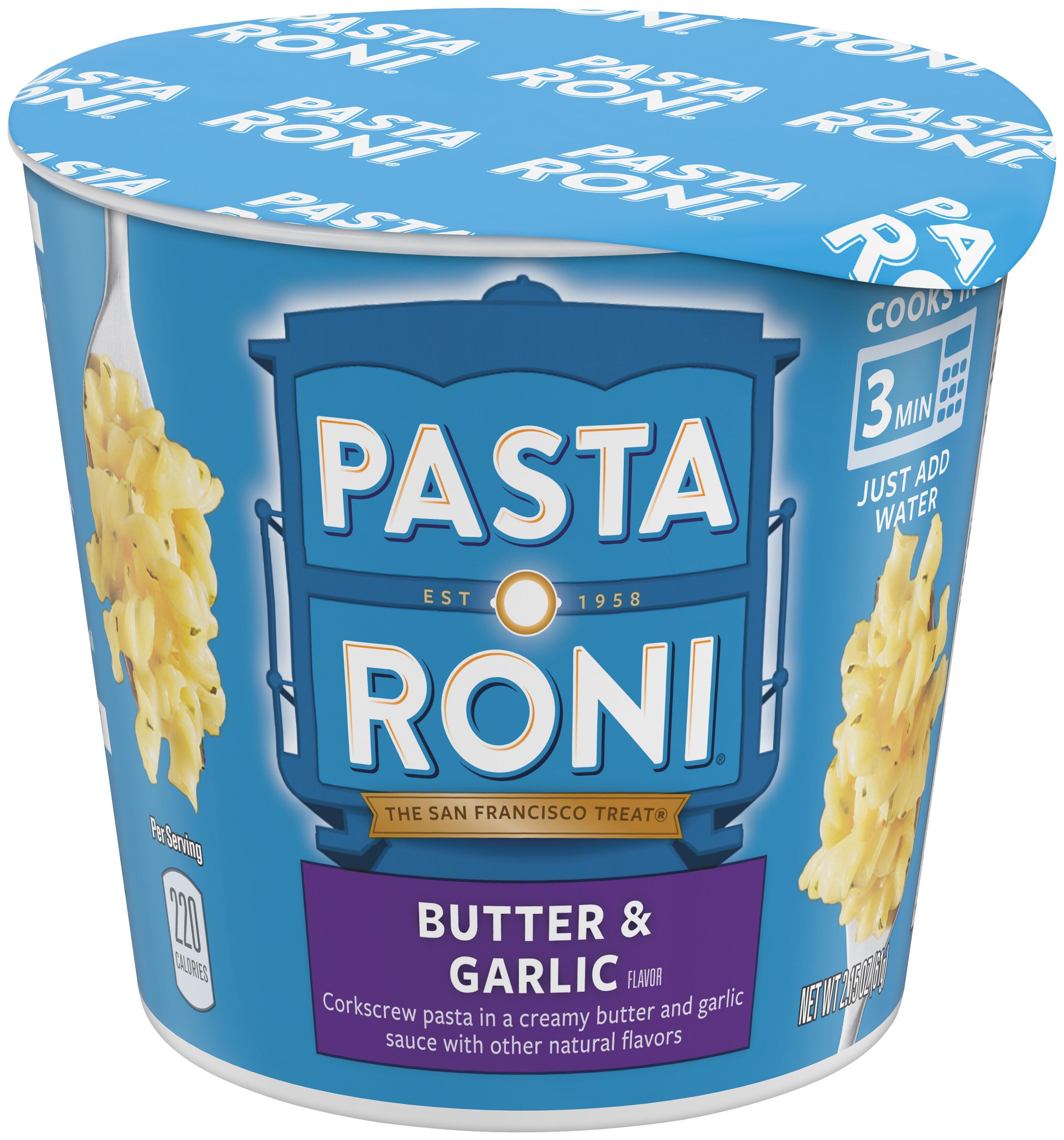 Pasta Roni Cups, Butter Garlic Pasta Mix, 2.15 oz (Pack of