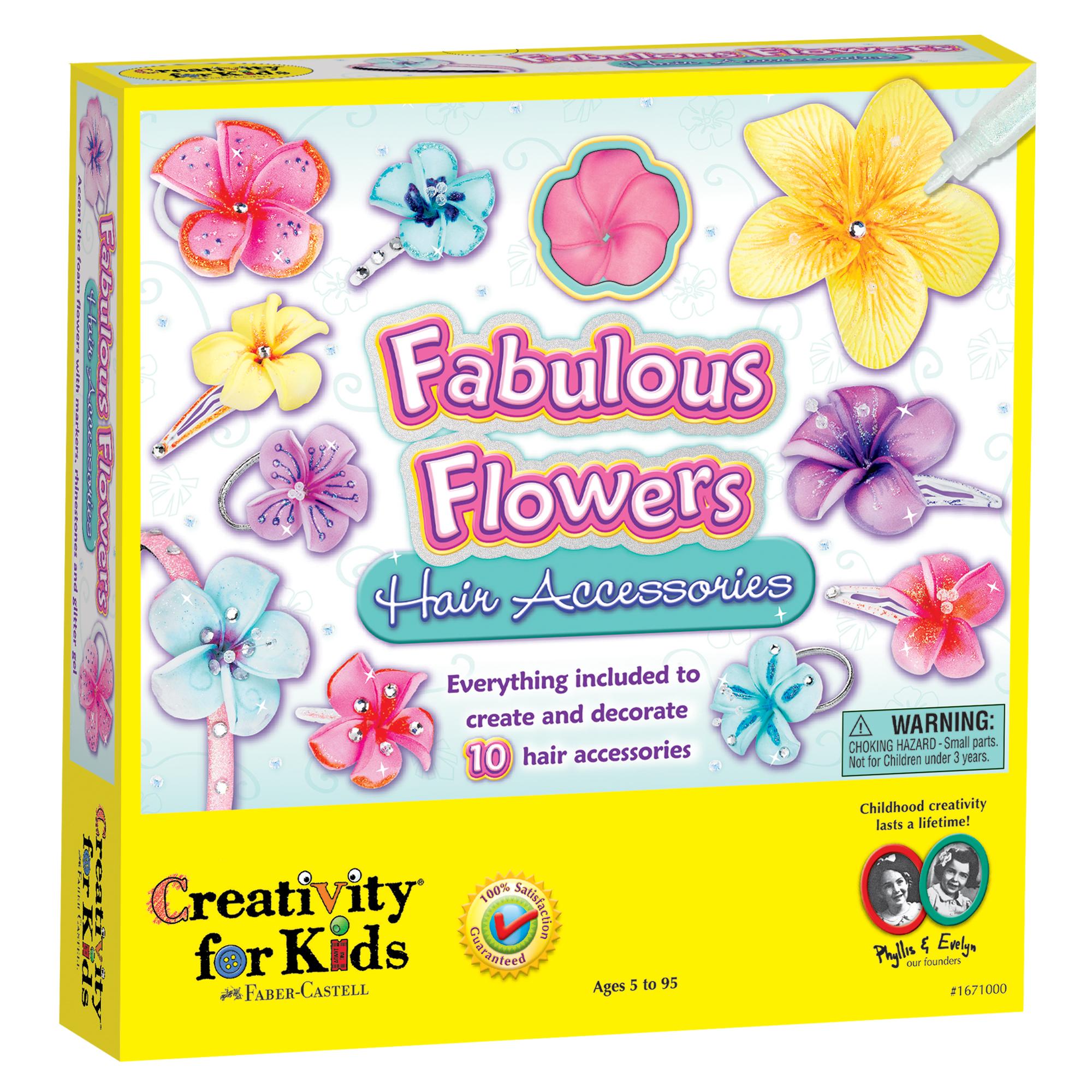 Creativity For Kids Fabulous Flowers Hair Accessories Toys