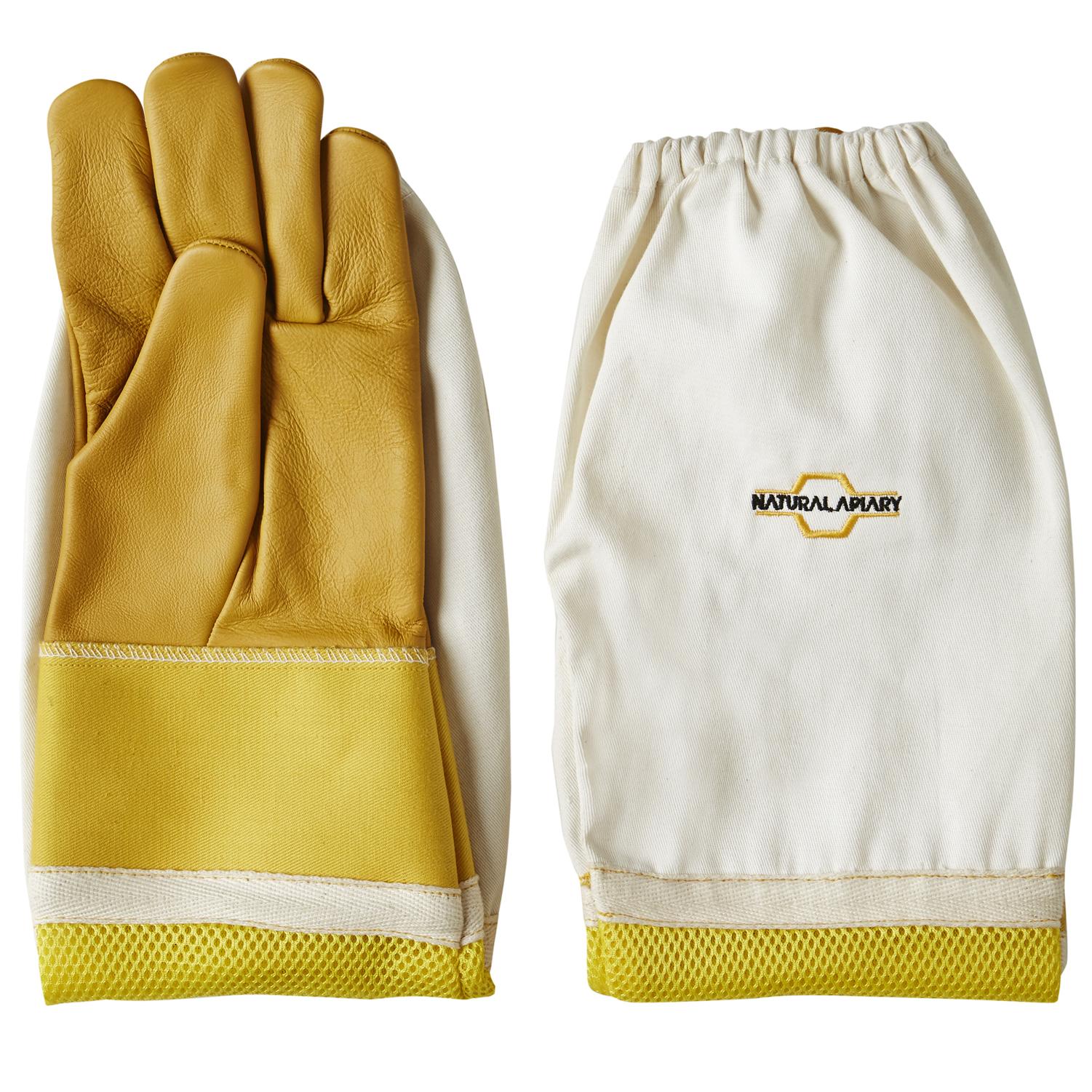 NATURAL APIARY Cowhide Beekeeping Gloves Ventilated
