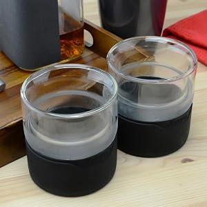rabbit freezable beer glasses set of 2