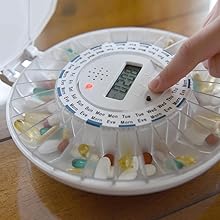 Amazon.com: LiveFine Automatic Pill Dispenser, 28-Day Electronic