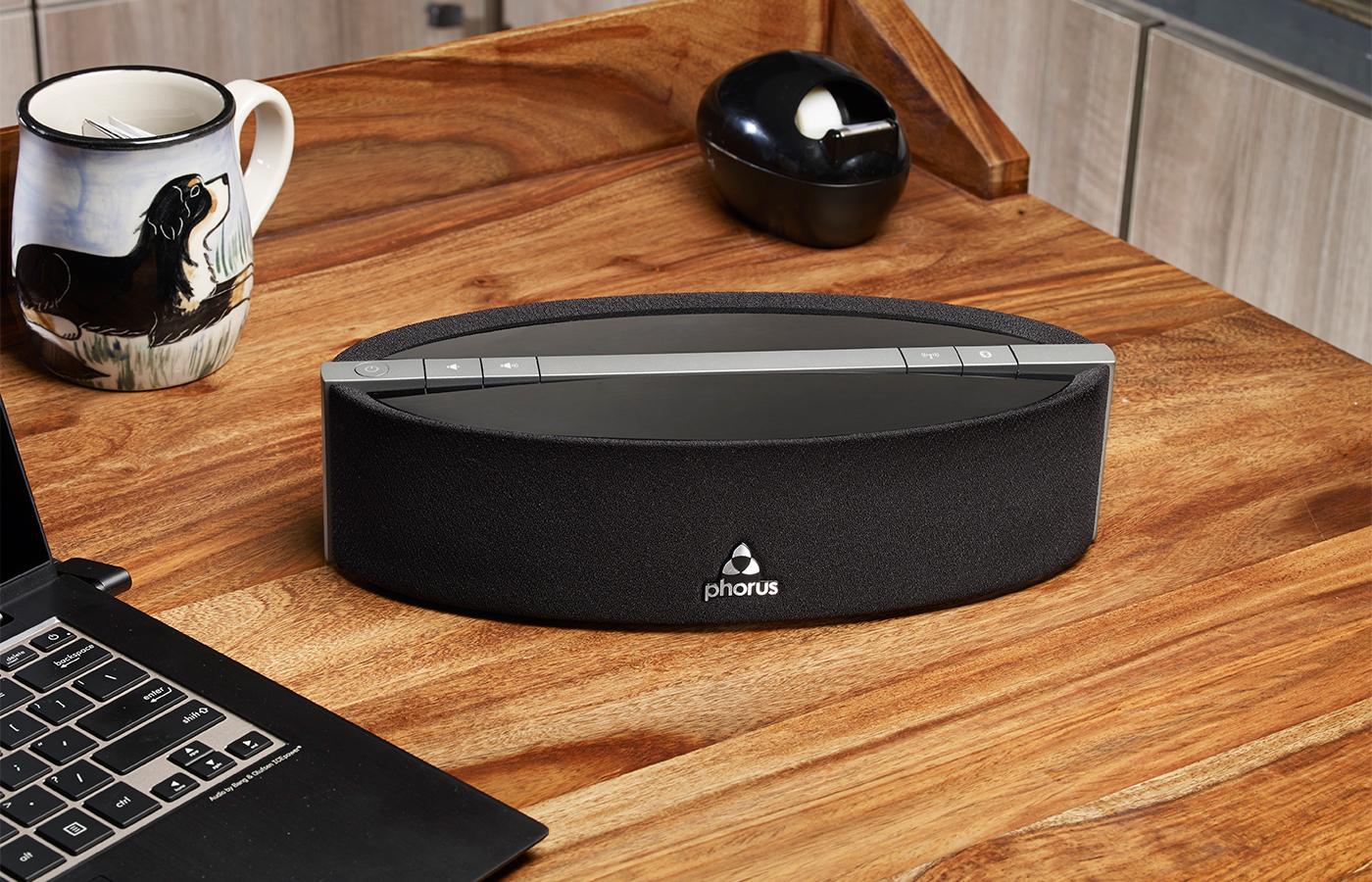 Phorus PS5 Speaker with PlayFi MultiRoom Wireless Audio Streaming, Black Home