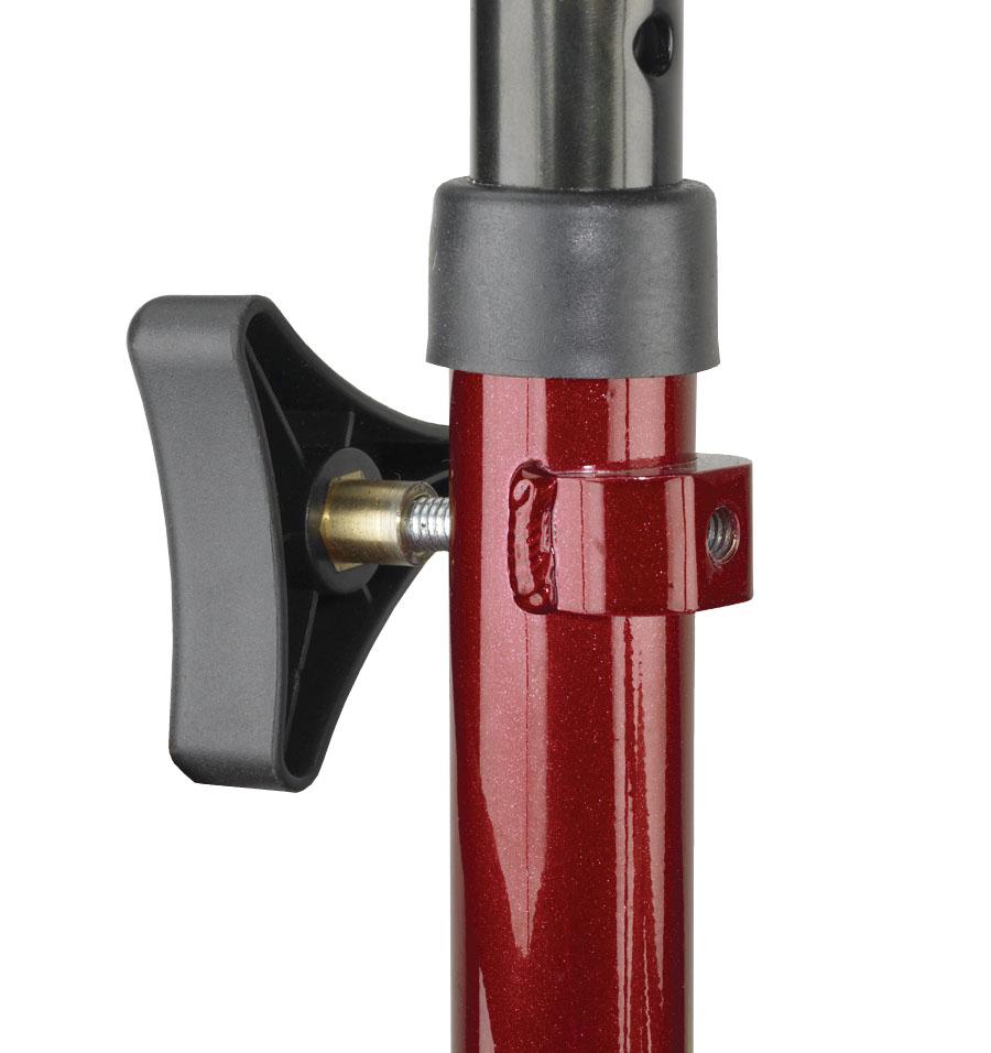 Drive Medical Adjustable Height Rollator with 6 Inches