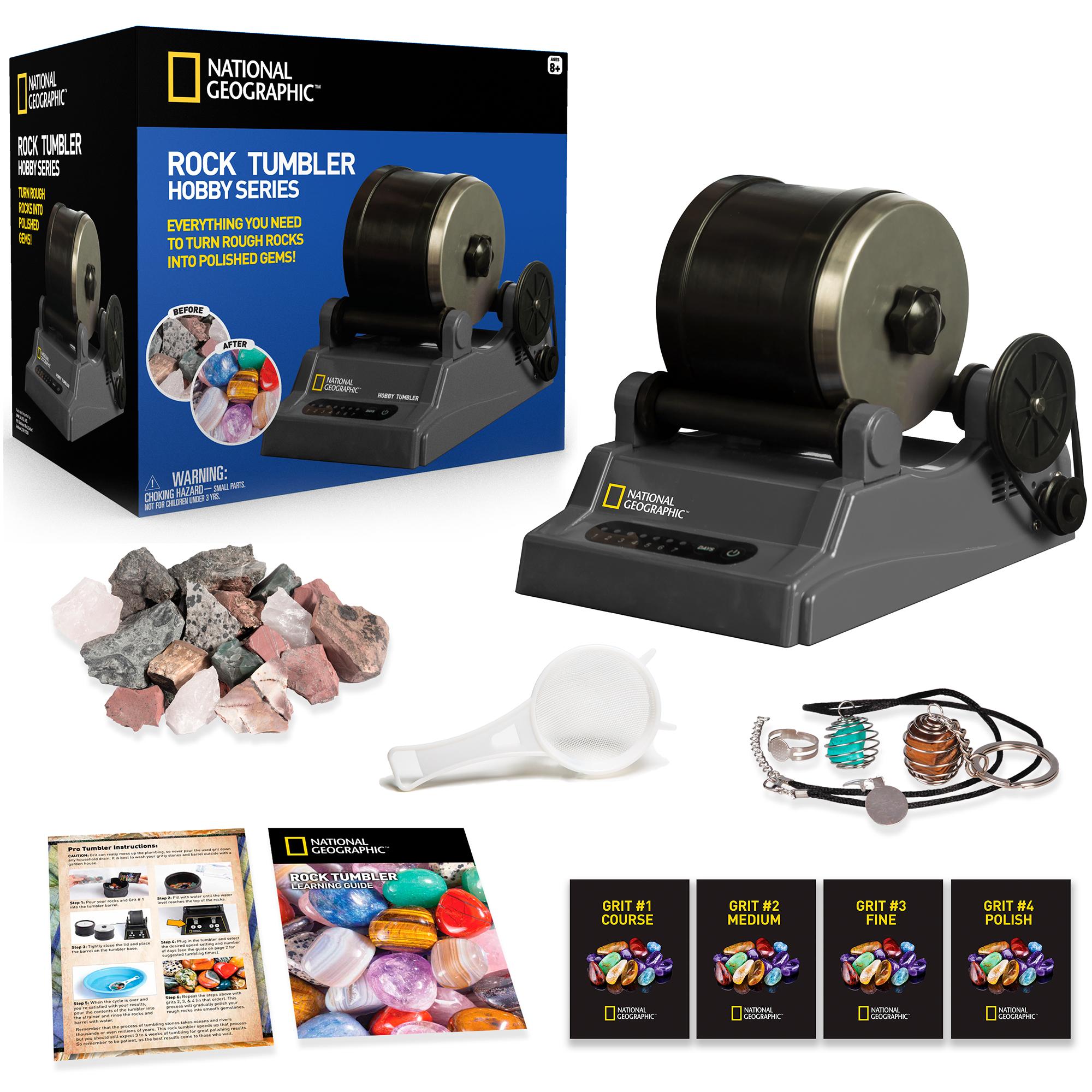 national geographic hobby rock tumbler kit
