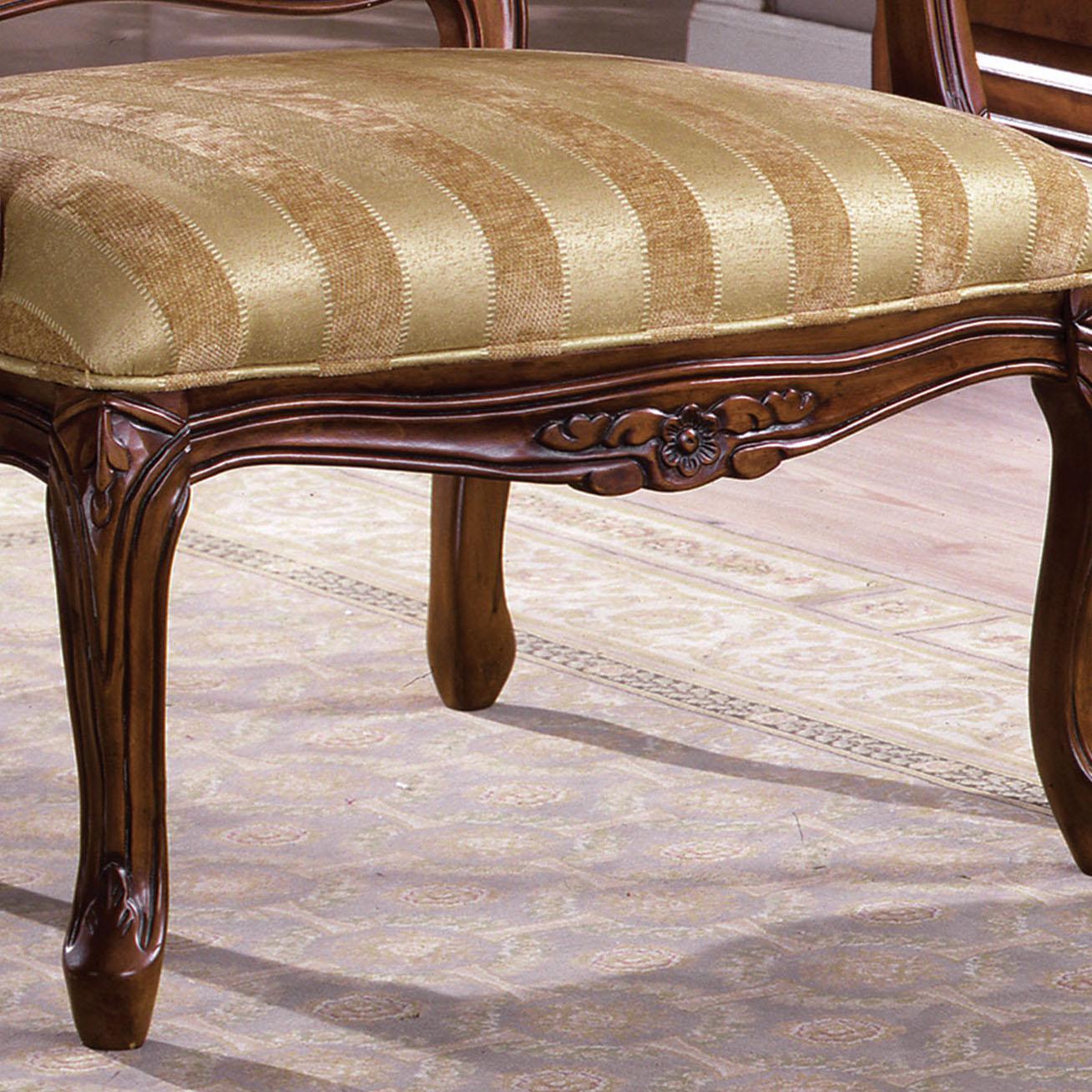 Furniture of America Solimar Arm Chair, Antique Oak