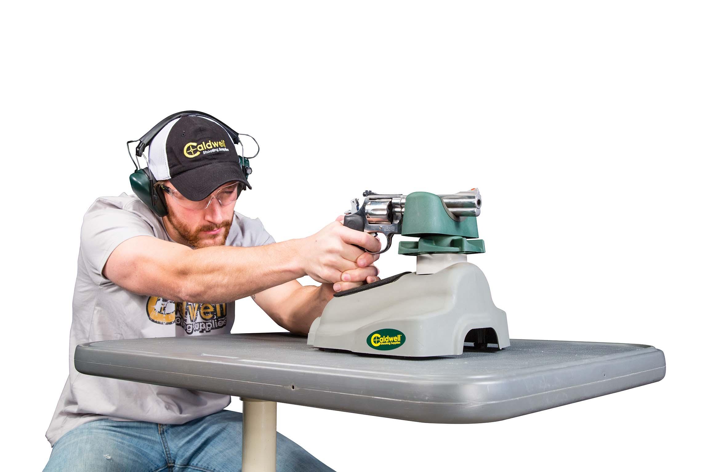 Caldwell 7 Rest Adjustable Shooting Rest – Ambidextrous Rifle/Shotgun Rest For Range, Sight-In, & Stability