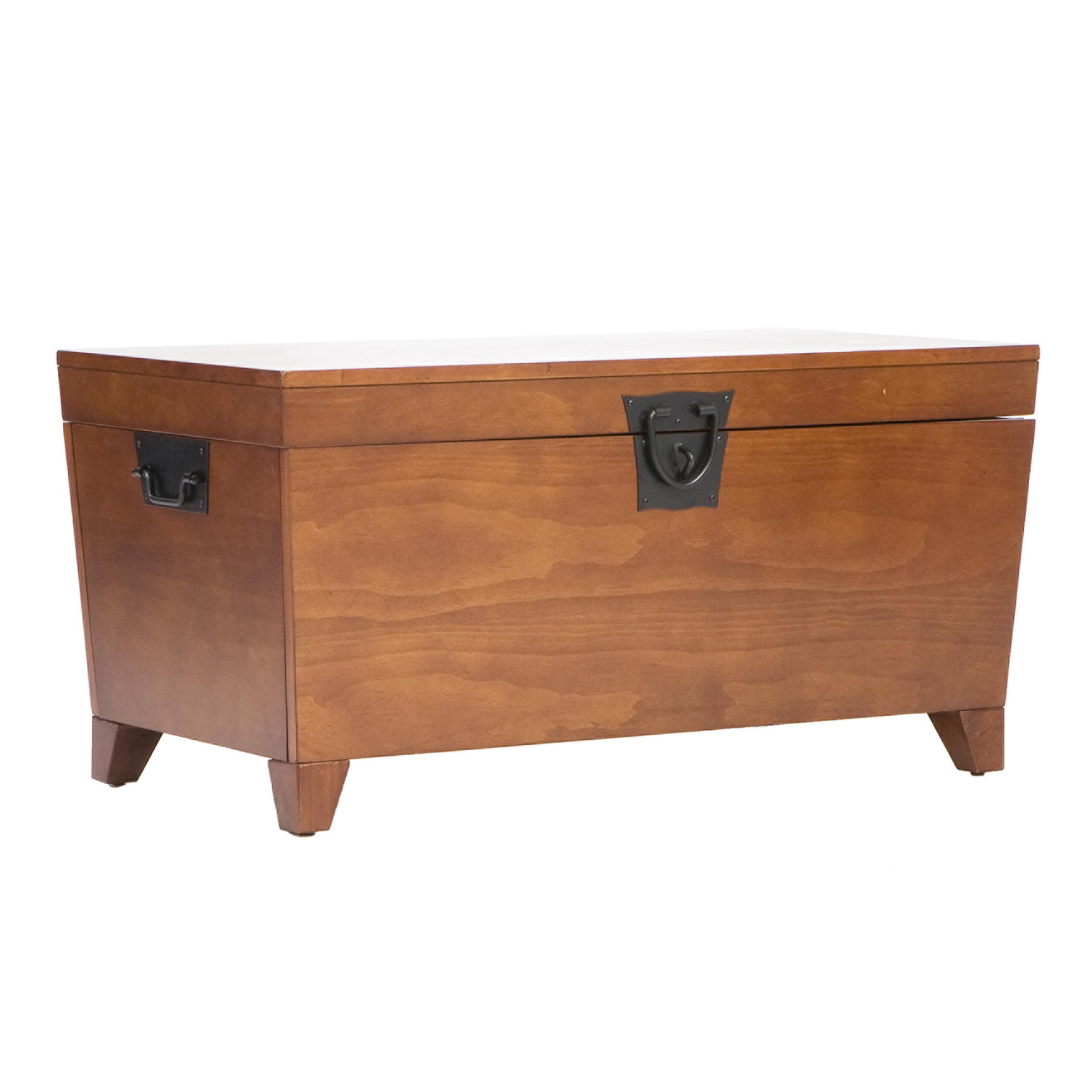 Southern Enterprises Pyramid Storage Trunk Cocktail Table