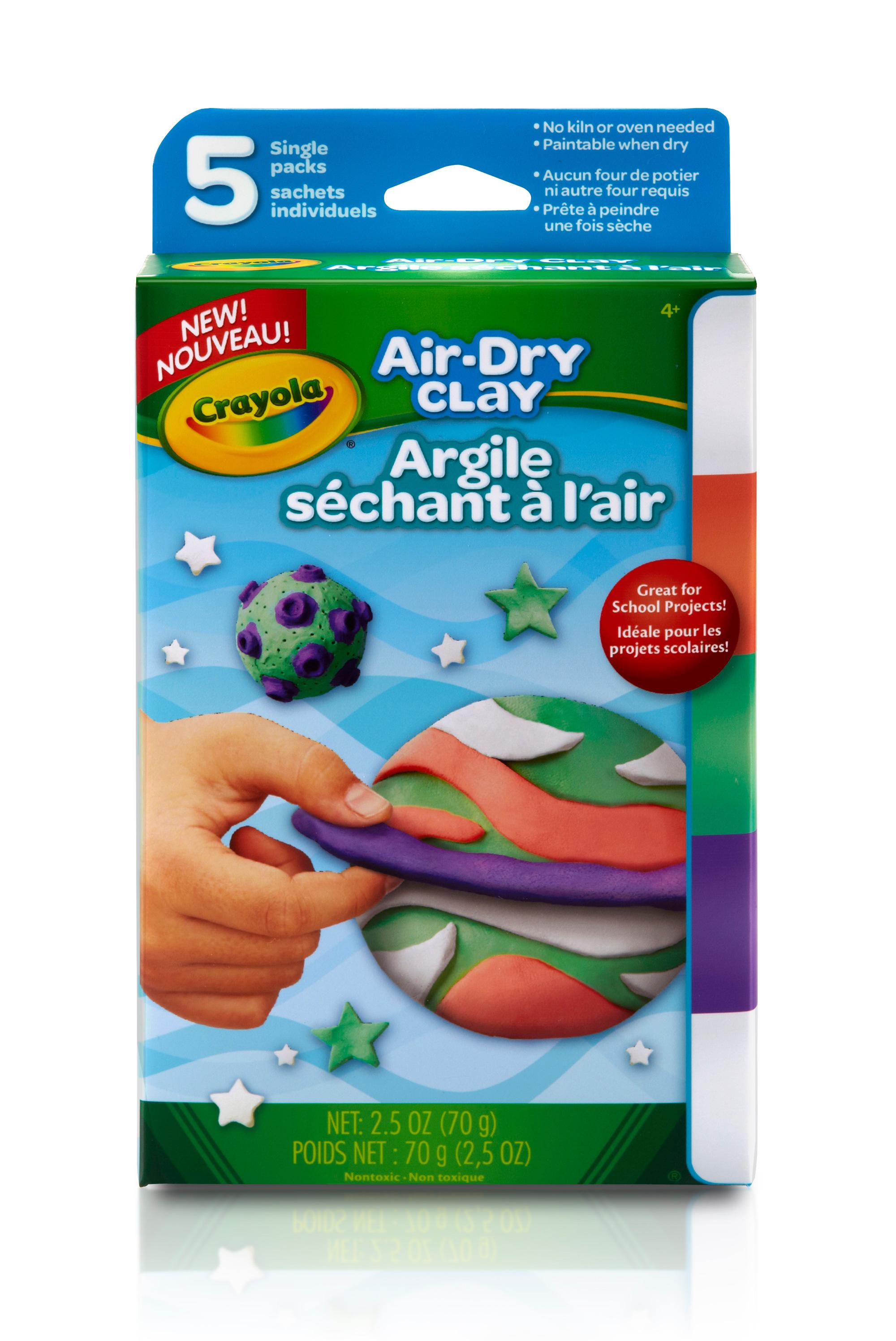 Crayola Air Dry Clay Variety Pack Bright colors Toys & Games