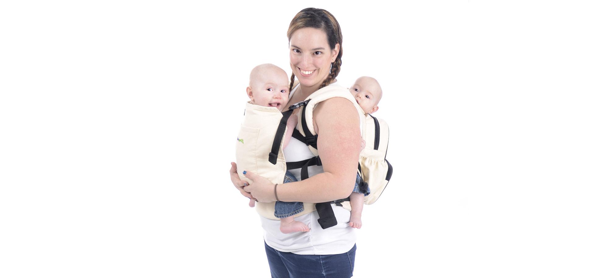 Stuff 4 Multiples Twin Carrier, Twingaroo, Black Baby