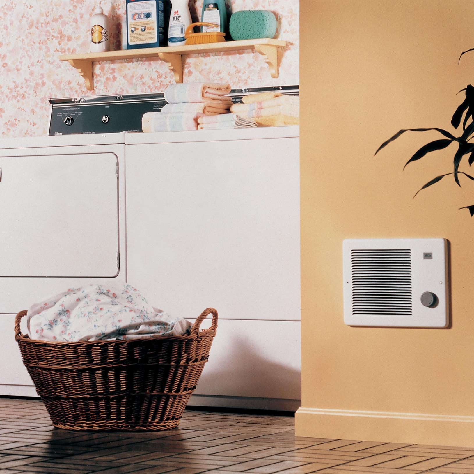 Broan 174 Wall Heater, 750/1500 Watt 120 VAC, White Painted Grille