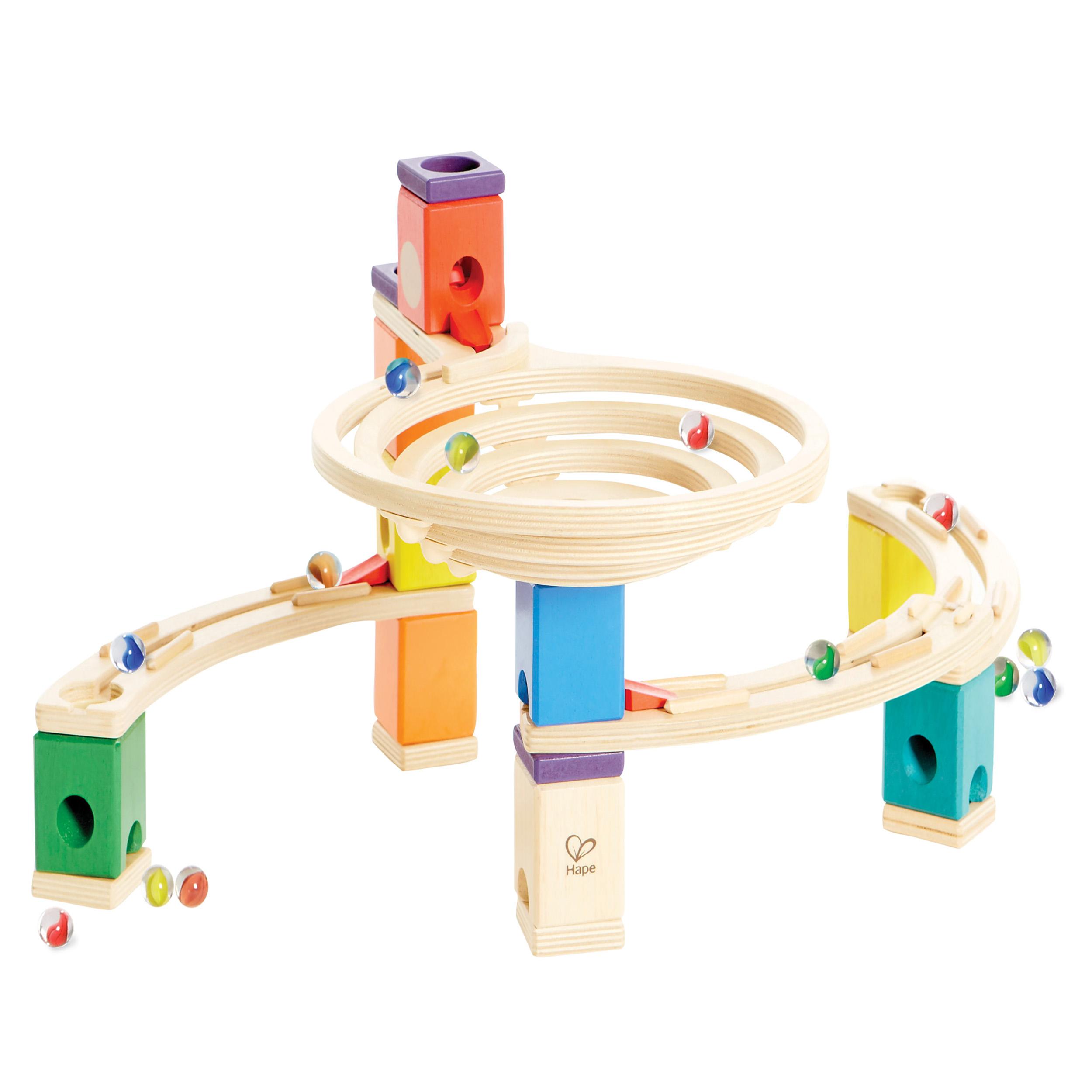 Hape Quadrilla Wooden Marble Run Construction Vertigo