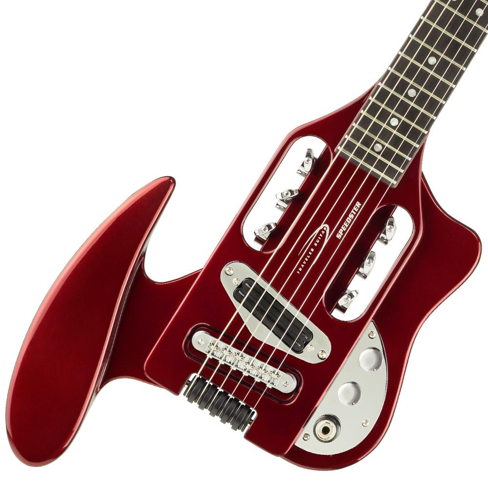 Traveler Guitar Speedster Electric Travel Guitar, Red