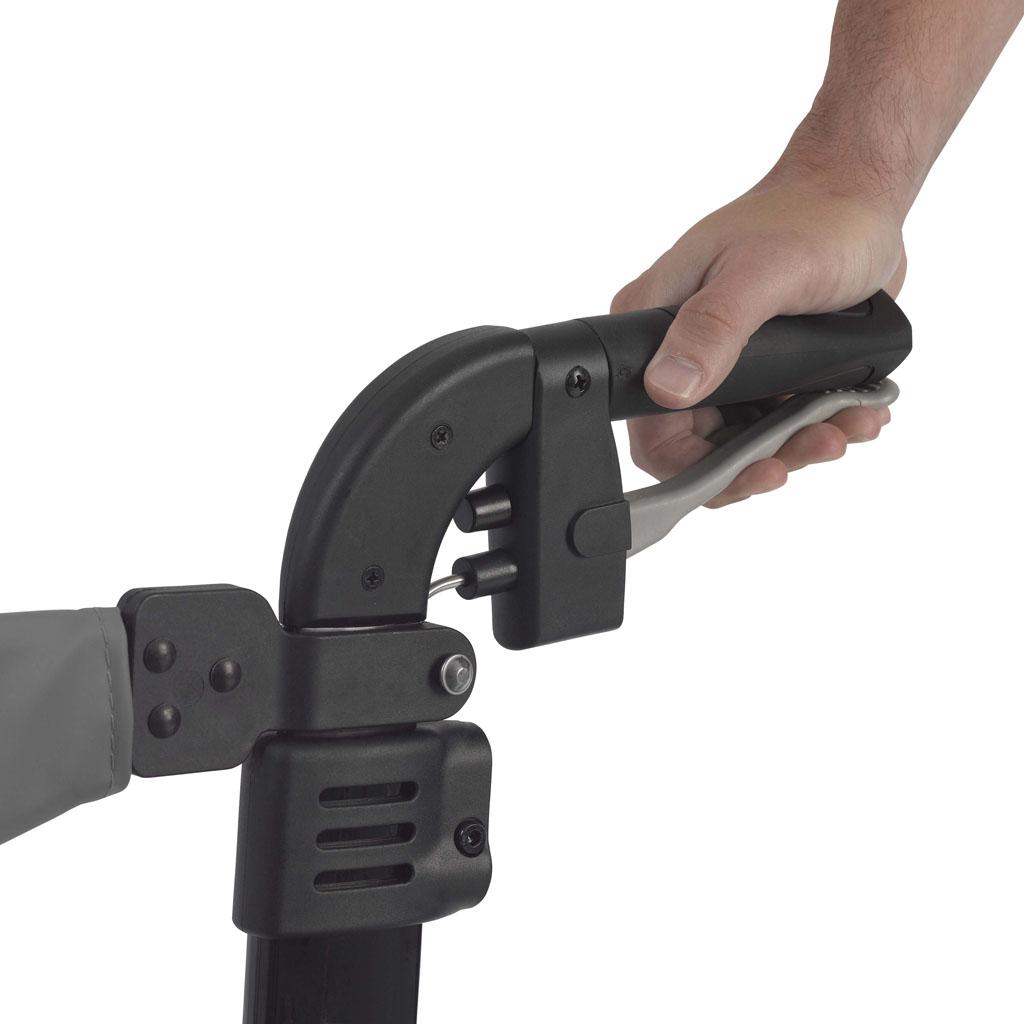 Amazon.com: Drive Medical Nitro Euro Style Black Rollator Walker, Black