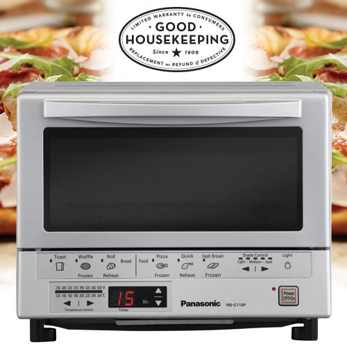 Panasonic NBG110P Flash Xpress Toaster Oven, Silver