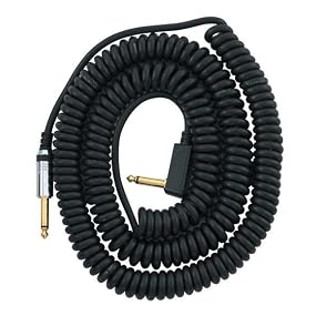 VOX VCC090 Black Coiled 1/4" Cable with Mesh Bag, 29.5'