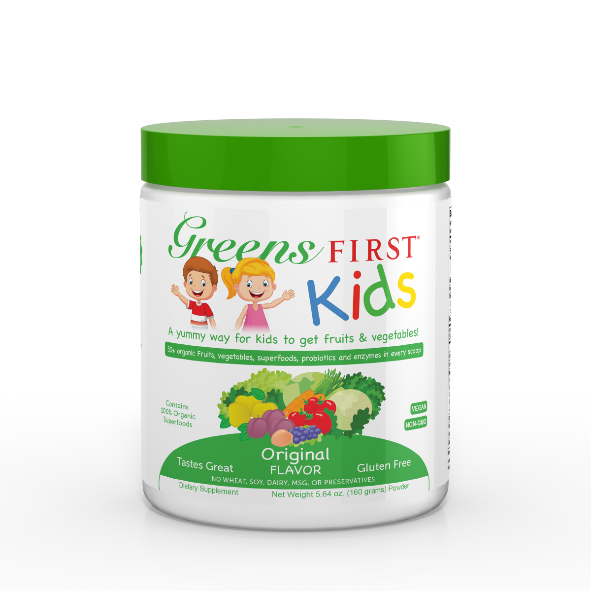 Greens First Kids, Original Flavor, 5.64 oz. 30 Servings