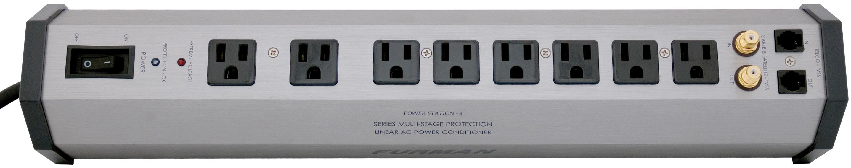 Furman PST8D SMP EVS LiFT 15Amp Aluminum Chassis 8Outlet