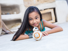 Wearable technology controlling a robot toy