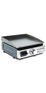 Portable,grill,camping,table,top,griddle,17,inch,tail,gate,gas,propane