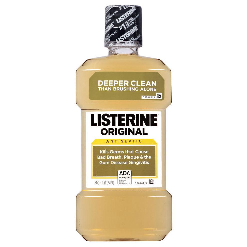 Listerine Original Oral Care Antiseptic Mouthwash with Germ