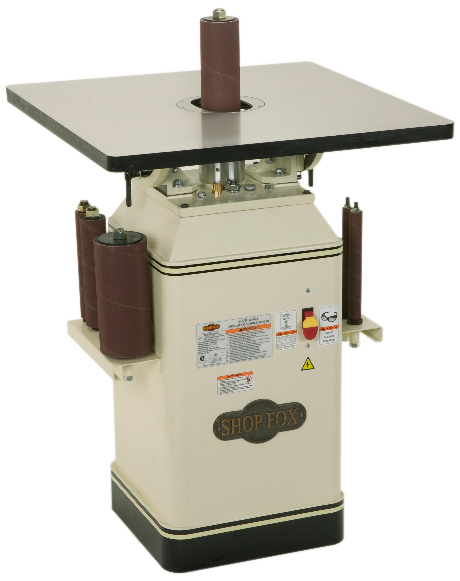 SHOP FOX W1686 1 HP Oscillating Spindle Sander Hank