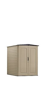 Amazon.com : Rubbermaid FG5L2000SDONX Storage Shed 5x4 