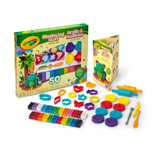 Crayola; Modeling Clay Deluxe Kit; Art Tools; 50 Pieces