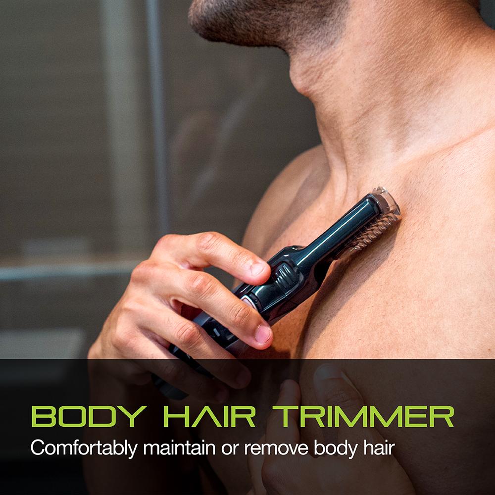 Men Hair Trimmer Multi Groom Shaver Lithium Powered Head Body Nose