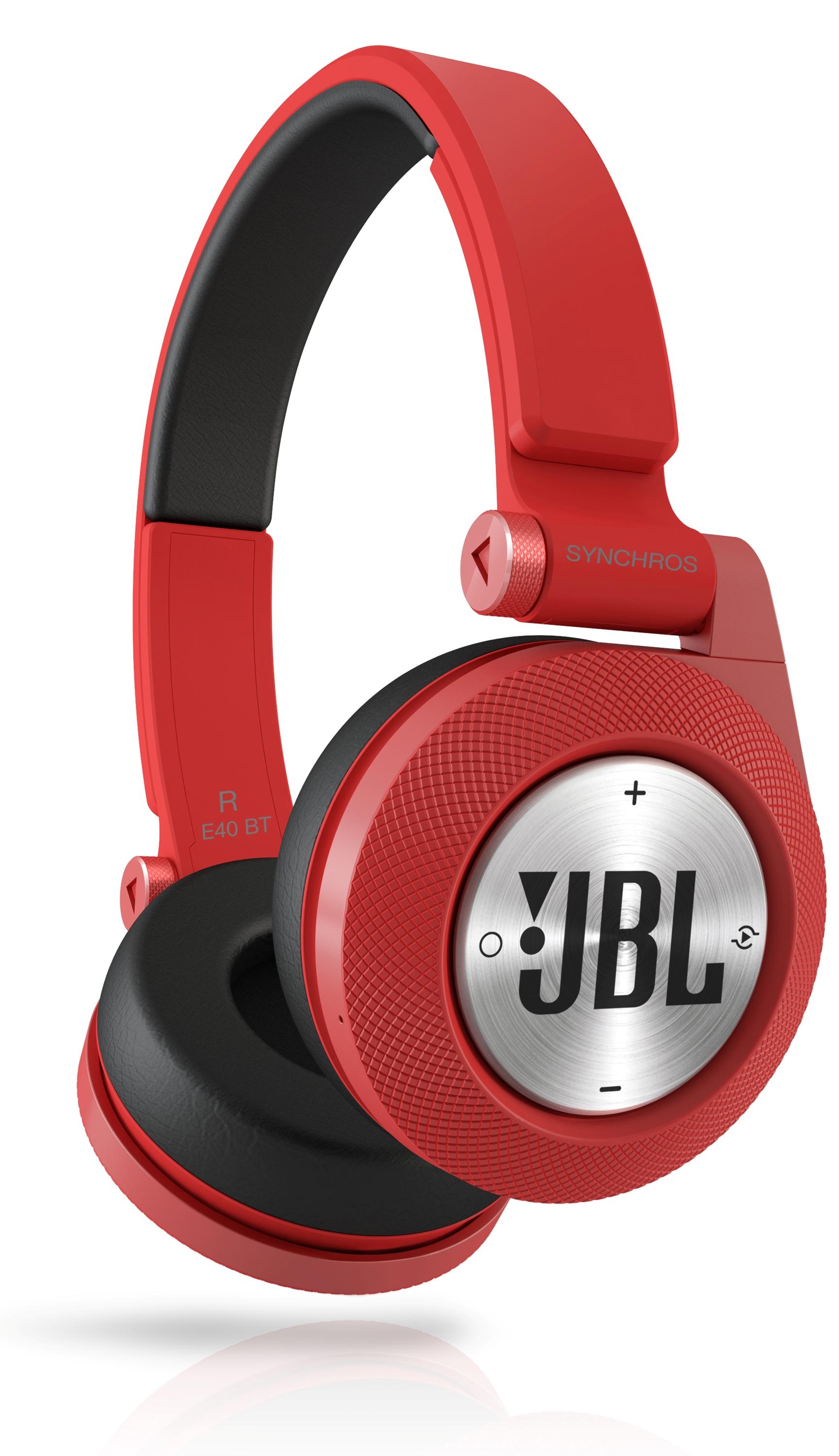 JBL E40BT Red HighPerformance Wireless OnEar Bluetooth
