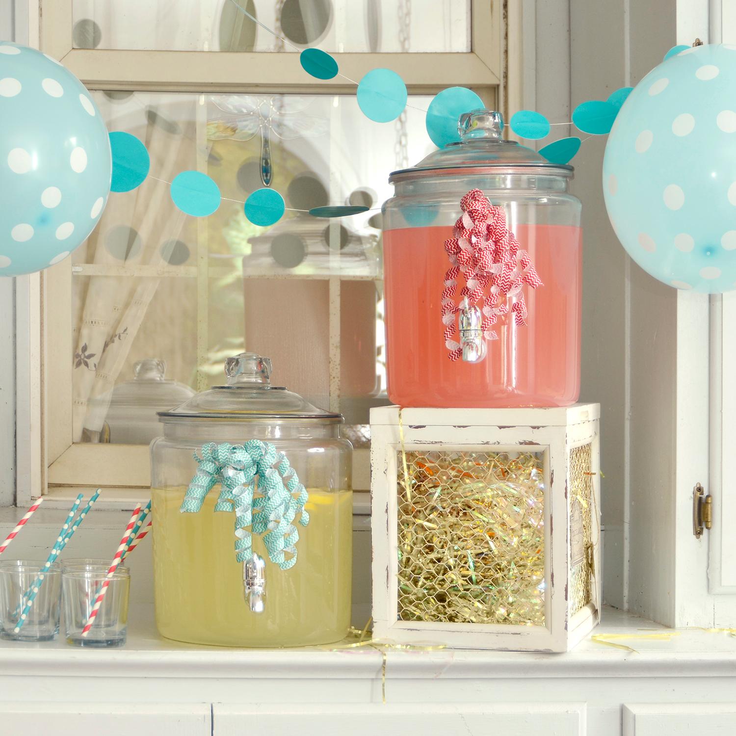 Anchor Hocking Heritage Hill Glass Beverage Dispenser with