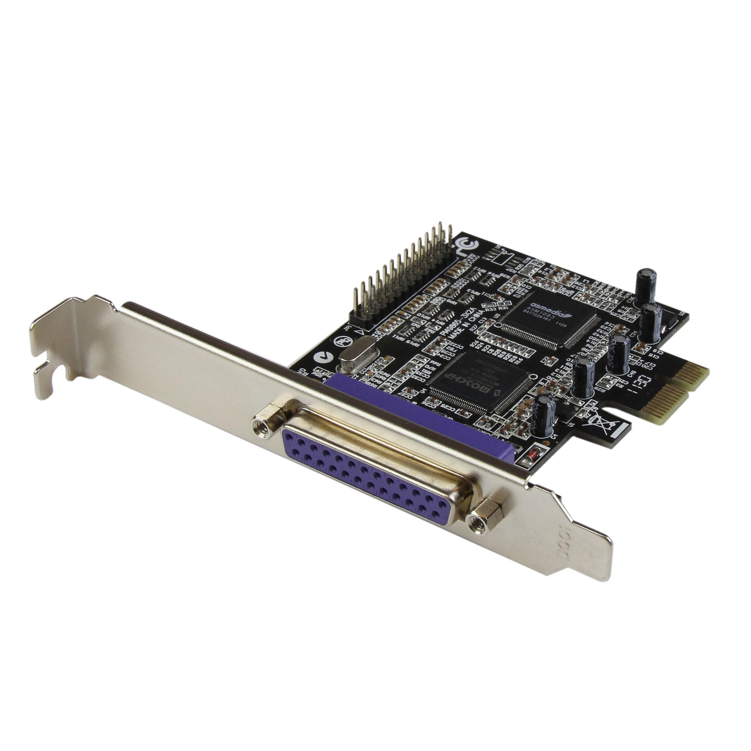 2 Port PCI Express/PCIe Parallel Adapter Card