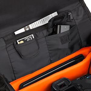 Amazon.com : AmazonBasics Medium DSLR Gadget Bag (Orange