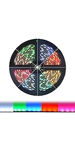 5050 LED light strip RGB kit eclipse multi color tape rope
