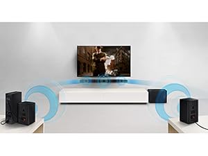 Surround sound, 2.1 Channel, home entertainment system