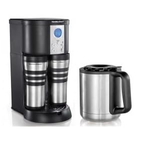 Amazon.com: Hamilton Beach Coffee Maker, Stay or Go Digital con térmica  Jarra (45237r) : Hogar y Cocina