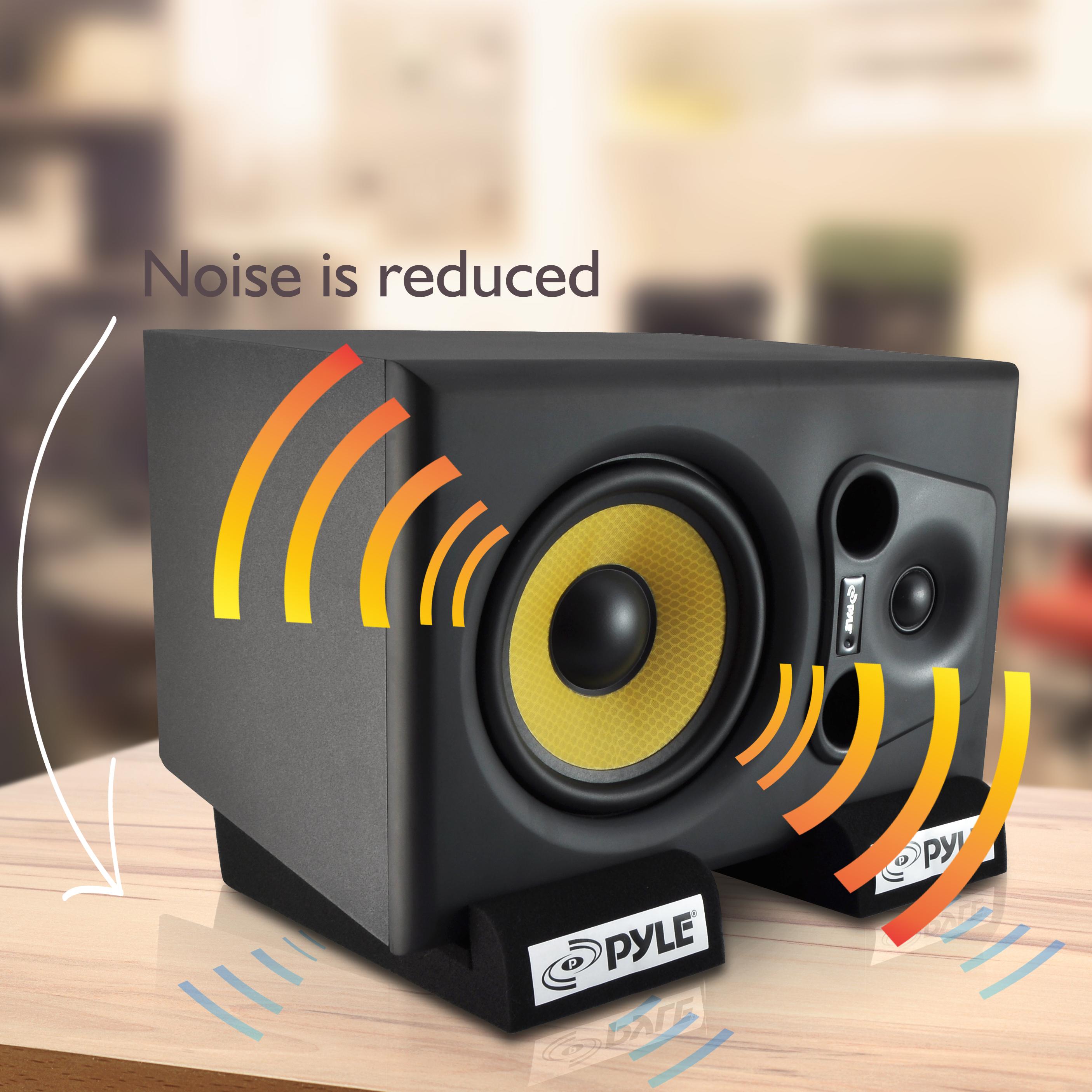 Pyle PSi01 Acoustic Monitor Sound Isolation Pads Dampening