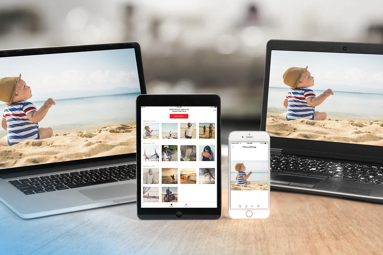 SanDisk iXpand 64GB USB 2.0 Mobile Flash Drive with