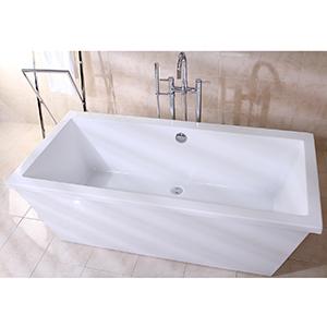 KINGSTON BRASS VTSQ663422 66-Inch Contemporary ...