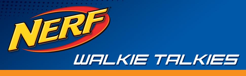 Amazon.com: Nerf Walkie Talkie for Kids Fun at the Touch of a Button