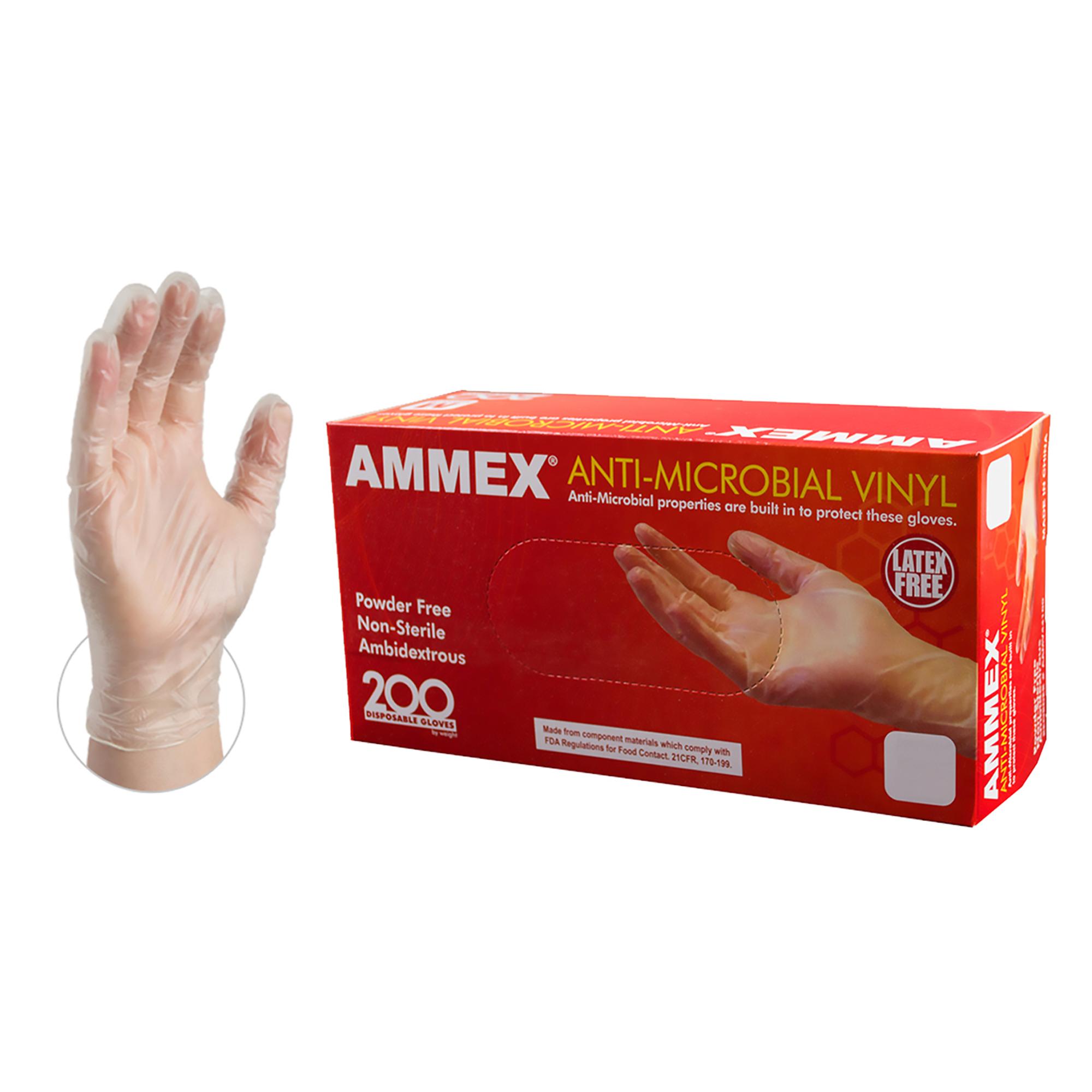Amazon.com: AMMEX - AAMV42100-BX - Vinyl Gloves - Anti