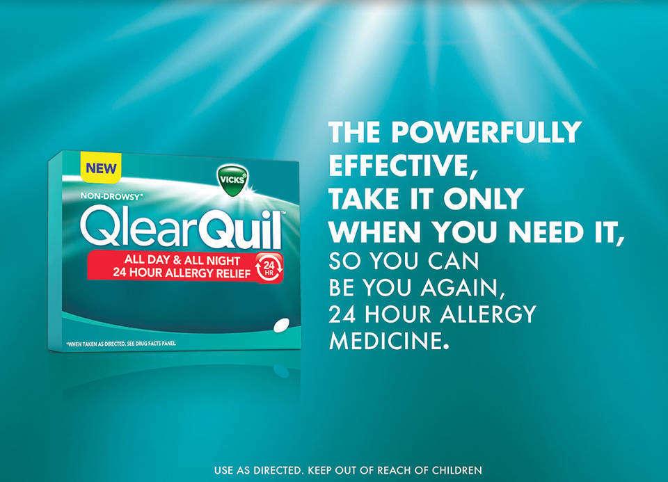 Vicks QlearQuil All Day & All Night 24 Hour Allergy Relief