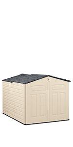 Amazon.com : Rubbermaid Outdoor Horizontal Storage Shed 