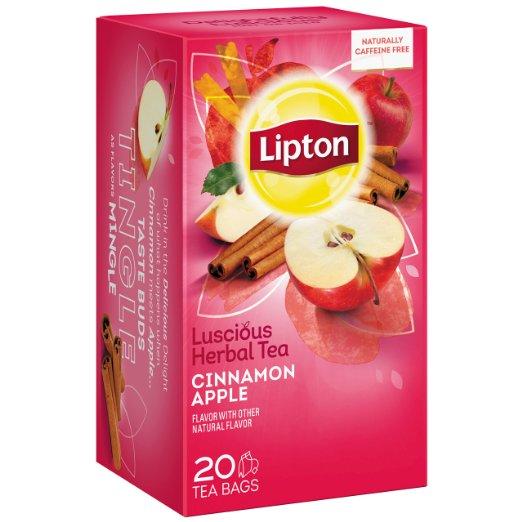 Lipton Herbal Tea Bags, Cinnamon Apple 20 ct Grocery