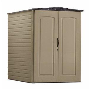 amazon.com : rubbermaid storage shed 5x6 feet, sandalwood