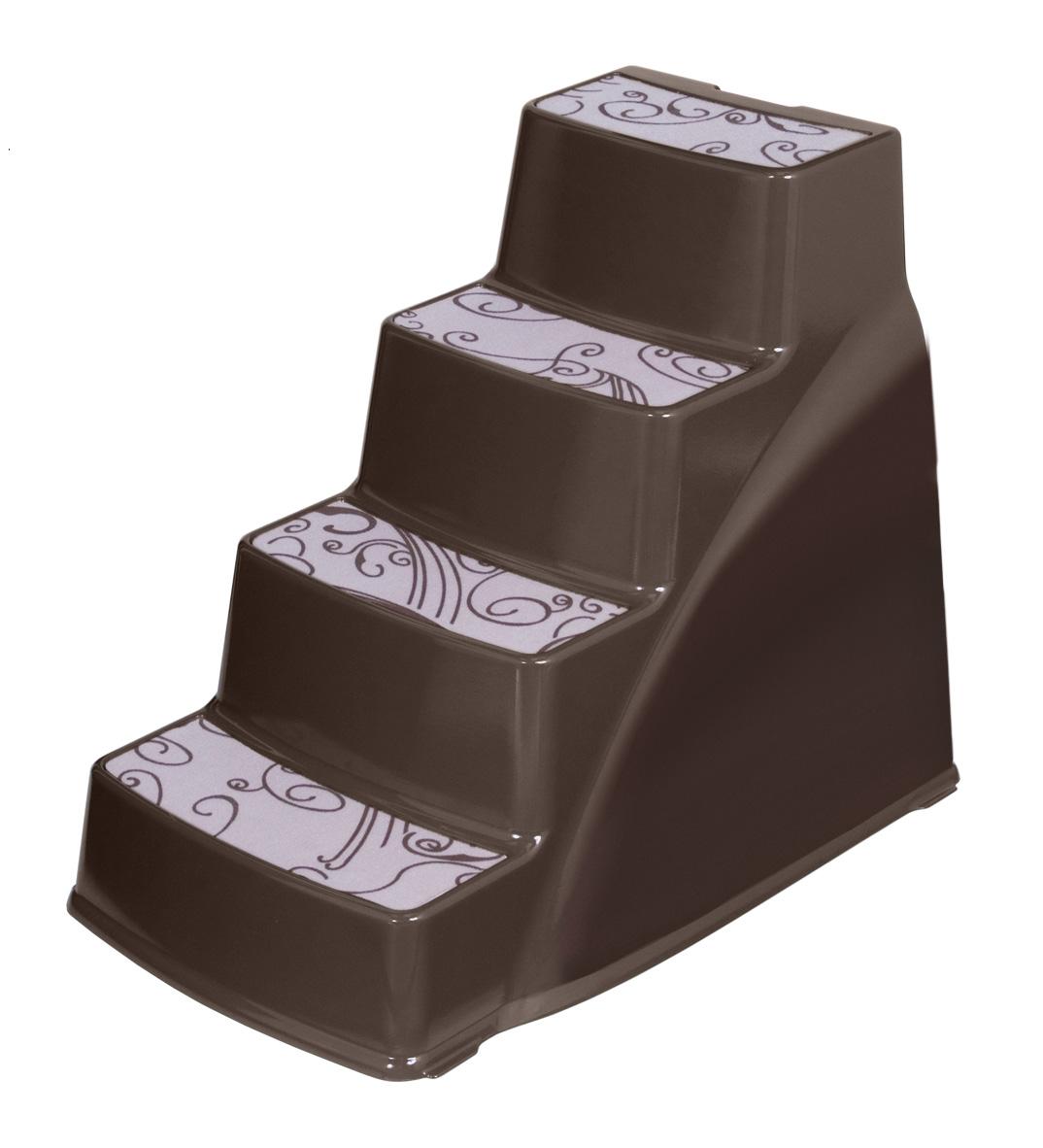 Petmate Lightweight Pet Steps II, Brown Dog Steps Pet