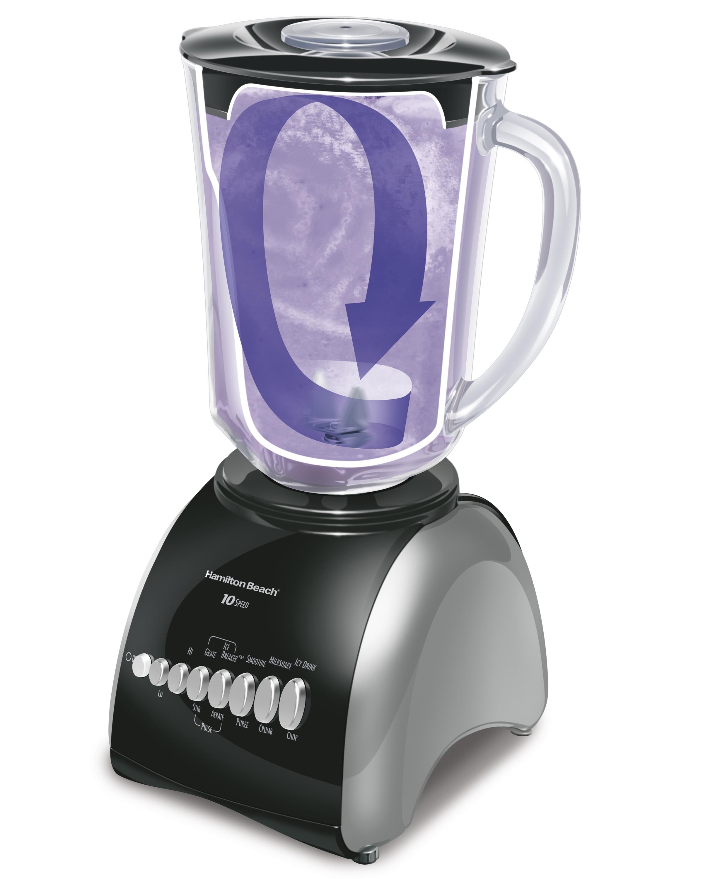 Hamilton Beach WaveMaker 10Speed Blender with 48 oz Glass